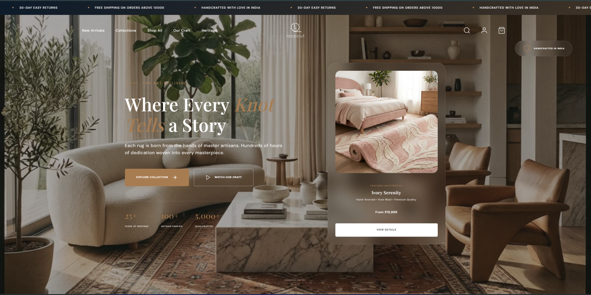 LOOPCUT RUGS & CARPETS
