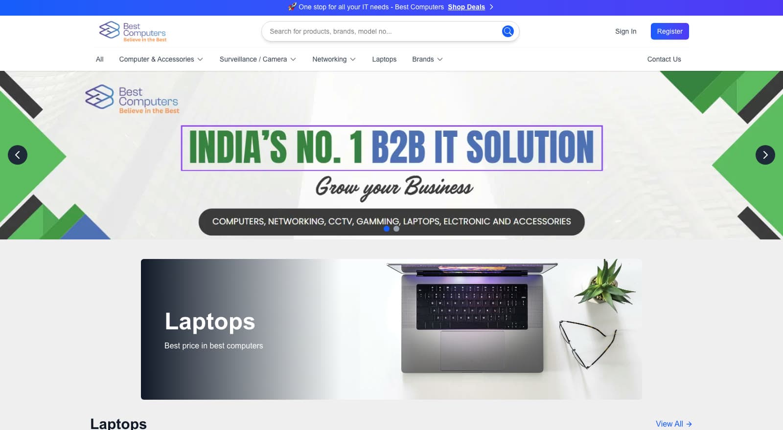 B2B platform — bestcomputers.co.in
