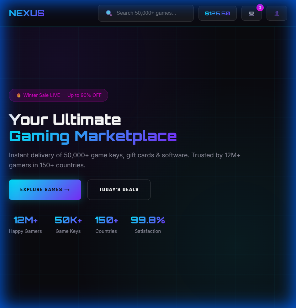 NEXUS Gaming Marketplace