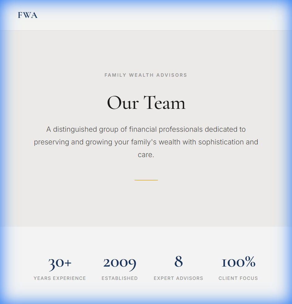 FWA Team Showcase